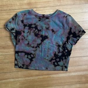 Hand dyed crop top